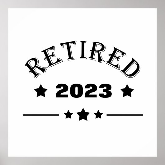 Poster Idée cadeau de retraite personnalisée (Devant)