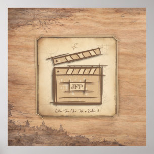 Poster Idée cadeau pour cinéaste, acteur, réalisateur de