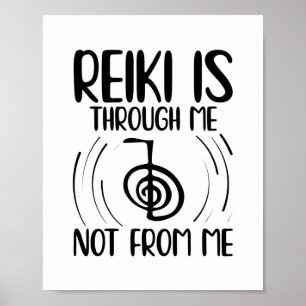 Poster Idée cadeau Reiki   Reiki Master Yoga Méditation