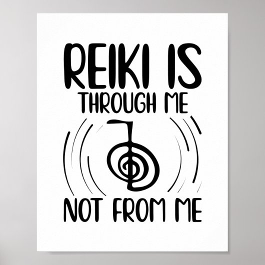 Poster Idée cadeau Reiki | Reiki Master Yoga Méditation (Devant)