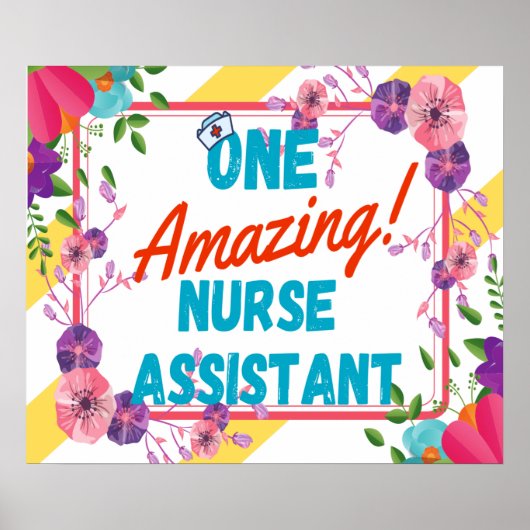 Poster Idée de cadeau d'appréciation d'assistant infirmie (Devant)