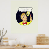 Poster Idée en millions de dollars Votre texte Retro Comi (Cuisine)