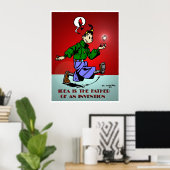 Poster Idée Est Le Père D'Une Invention (Bureau à domicile)