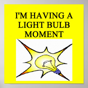 Poster idée lumineuse