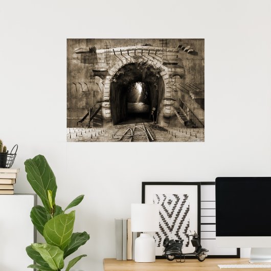 Poster Idée suicidaire (Bureau à domicile)