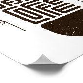 Poster Idées Après Café, Lettres Typographiques Branchées (Coin)