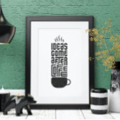 Poster Idées Après Café Moderne Café