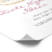 Poster Idées d'affiche pour un thé de mariage (Coin)