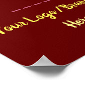 Poster Idées de mise en page d'affiche (Coin)