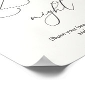 Poster Idées de soirée Date Nuit Signe Abeille Eucalyptus (Coin)