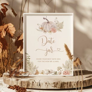 Poster Idées de soirée en amoureux Bohème Automne. Pot de