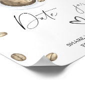 Poster Idées de soirée en amoureux pour une baby shower L (Coin)