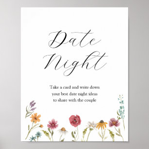 Poster Idées de soirée en amoureux pour une soirée de noc