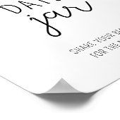 Poster Idées de soirée eucalyptus. Jeu de mariage avec un (Coin)