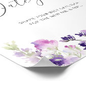 Poster Idées de soirée romantique aux fleurs sauvages lil (Coin)