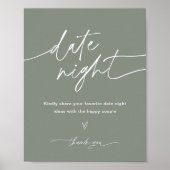 Poster Idées de Soirée SAGE pour un Rendez-vous (Devant)