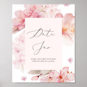 Poster Idées de soirée Sakura. Jeu de pot de mariage (Devant)