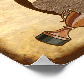 Poster Idées perdues de football Imaginaire personnalisab (Coin)