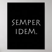 Poster Idem Semper (Devant)
