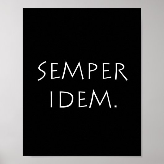 Poster Idem Semper (Devant)