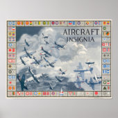 Poster Identification des insignes d'aéronef 2ème guerre  (Devant)