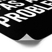 Poster Identifier comme un problème humour drôle blague s (Coin)
