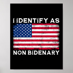 Poster Identifiez-vous comme non-Bidenot Patriot American