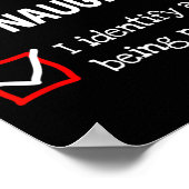 Poster Identify As Perfect Fun Naughty Nice List Christma (Coin)