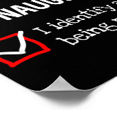 Poster Identify As Perfect Funny Naughty Nice List Christ (Coin)