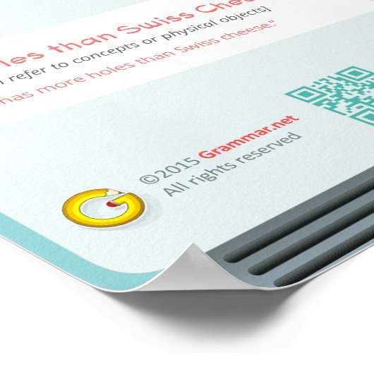 Poster Idioms à connotation nationale (Coin)