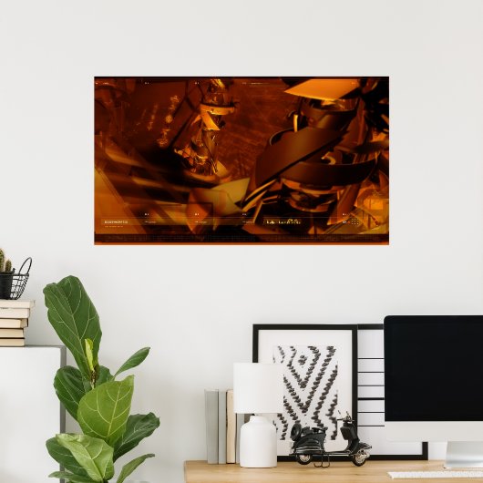 Poster IDIOsyncratique (Bureau à domicile)