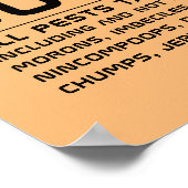 Poster Idiot Buster (Coin)