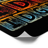 Poster Idk Idc Idgaf Funny Sarcastic Slang Graphic - Sarc (Coin)