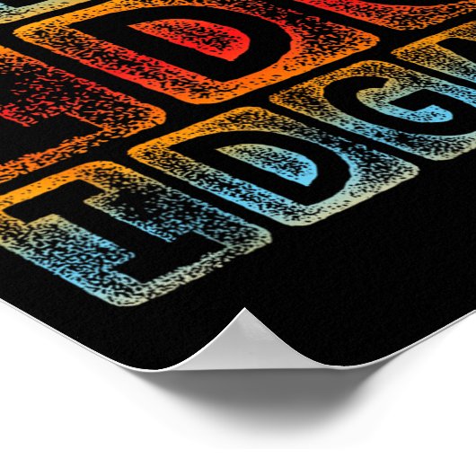 Poster Idk Idc Idgaf Funny Sarcastic Slang Graphic - Sarc (Coin)