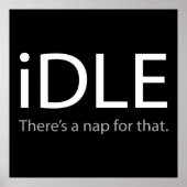 Poster iDLE - Il y a une sieste pour ça ! ! ! (Devant)