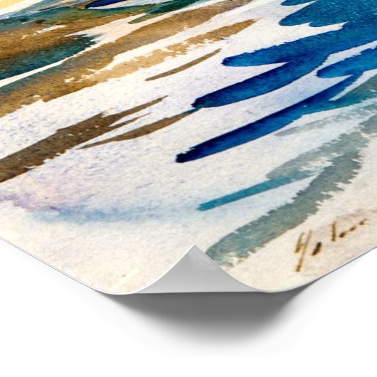 Poster Idle Sails (1913) par John Singer Sargent (Coin)