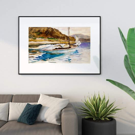 Poster Idle Sails (1913) par John Singer Sargent