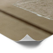 Poster Idole du dieu Baal, d'Ugarit, Syrie (Coin)