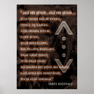 Poster idris koçovali  /çukur/ Family