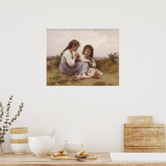 Poster Idylle Enfantine (Cuisine)