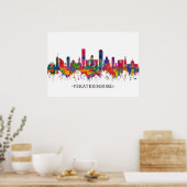 Poster Iekaterinbourg Russie Skyline (Cuisine)