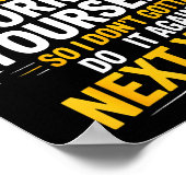 Poster If I Offended You Work On Yourself Funny New Year (Coin)