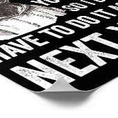 Poster If I Offended You Work On Yourself Funny New Year (Coin)