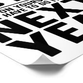 Poster If I Offended You Work On Yourself Funny New Year (Coin)