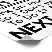 Poster If I Offended You Work On Yourself Funny New Year  (Coin)