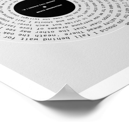 Poster If I Should Fall Behind Lyric (Coin)