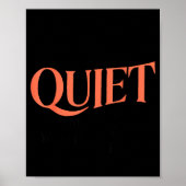 Poster If I'm Quiet And Smiling You Might Want To Run Fun (Devant)