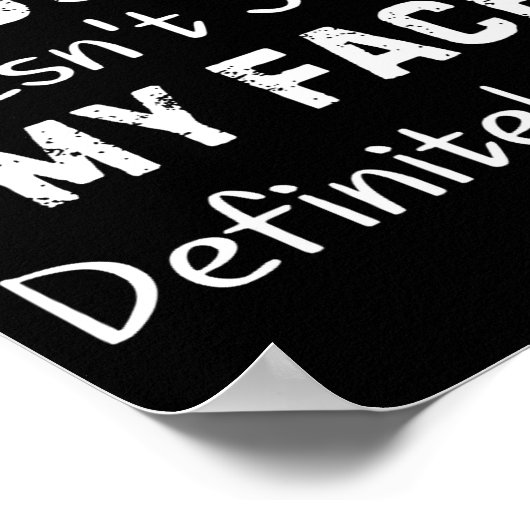 Poster If My Mouth Doesn't Say Sarcastic Saying Funny Quo (Coin)