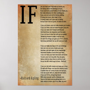Poster IF Poem Art Print