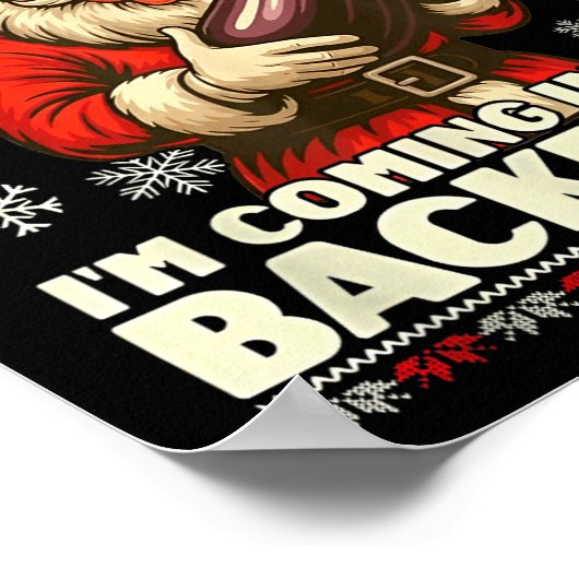 Poster If You Don't Have A Chimney I'm Coming In Your Bac (Coin)